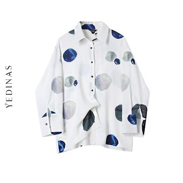 women's blouses & shirts yedinas chiffon blouse women plus size long sleeve polka dot womens and vintage korean style shirt harajuku 2, White
women's blouses & shirts yedinas chiffon blouse women plus size long sleeve polka dot womens and vintage korean style shirt harajuku 2, White
