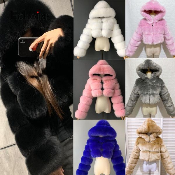 women's fur & faux women coat winter crop jacket hooded fluffy furry zipper cropped teddy jackets manteau plue size 5xl outwear, Black
women's fur & faux women coat winter crop jacket hooded fluffy furry zipper cropped teddy jackets manteau plue size 5xl outwear, Black