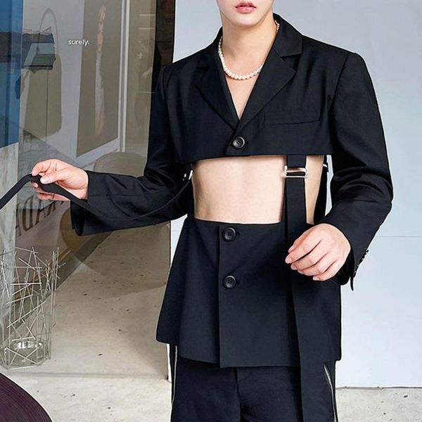 temperament dress suit men removable hem loose blazers jacket streetwear blazer hombre fashion coat outerwear men's suits &, White;black
temperament dress suit men removable hem loose blazers jacket streetwear blazer hombre fashion coat outerwear men's suits &, White;black