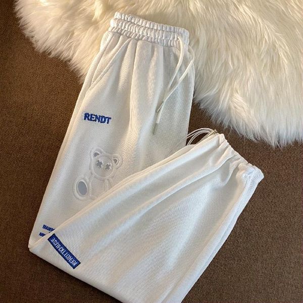 women's pants & capris hong kong style harajuku bear fashion brand high waist sweatpants korean loose student casual sports jogger, Black;white
women's pants & capris hong kong style harajuku bear fashion brand high waist sweatpants korean loose student casual sports jogger, Black;white