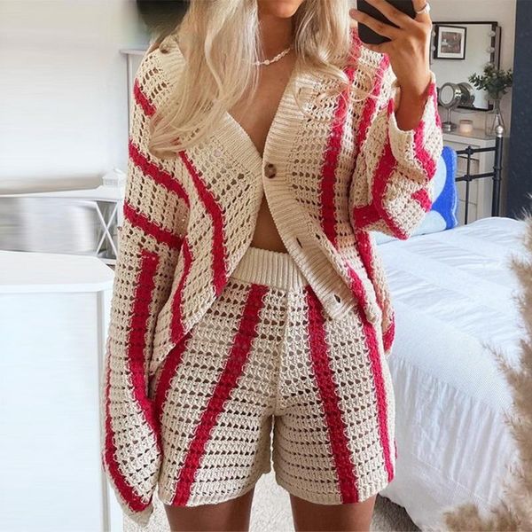 women's knits & tees y2k stripe loose casual sweater oversized knitted long sleeve cardigans autumn winter red fashion streetwear women, White
women's knits & tees y2k stripe loose casual sweater oversized knitted long sleeve cardigans autumn winter red fashion streetwear women, White