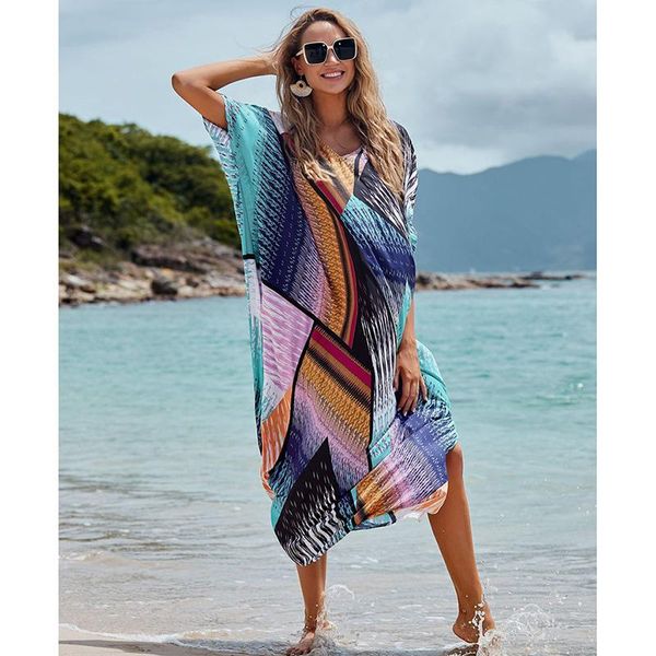 women's swimwear bunte boho kleid bikini cover up plus gröÃe lange strand robe sarong bademode badeanzug vestido de mujer, White;black
women's swimwear bunte boho kleid bikini cover up plus gröÃe lange strand robe sarong bademode badeanzug vestido de mujer, White;black
