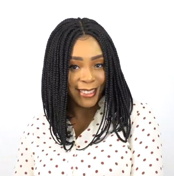 at 2021, african braided wigs, european and american leisure wig temperament, ladies' short hair differentiated slim head covers high q, Black
at 2021, african braided wigs, european and american leisure wig temperament, ladies' short hair differentiated slim head covers high q, Black
