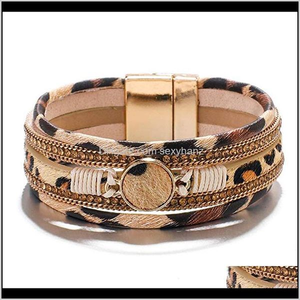 beaded, strands bracelets jewelry drop delivery 2021 leopard print leather geometric multilayer design wide alloy magnetic buckle bracelet w, Black
beaded, strands bracelets jewelry drop delivery 2021 leopard print leather geometric multilayer design wide alloy magnetic buckle bracelet w, Black