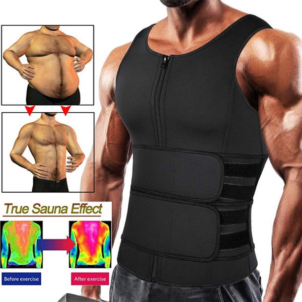 mens sweat sauna vest for waist trainer zipper neoprene tank adjustable sauna workout body shape zipper suit faja shapewear
mens sweat sauna vest for waist trainer zipper neoprene tank adjustable sauna workout body shape zipper suit faja shapewear