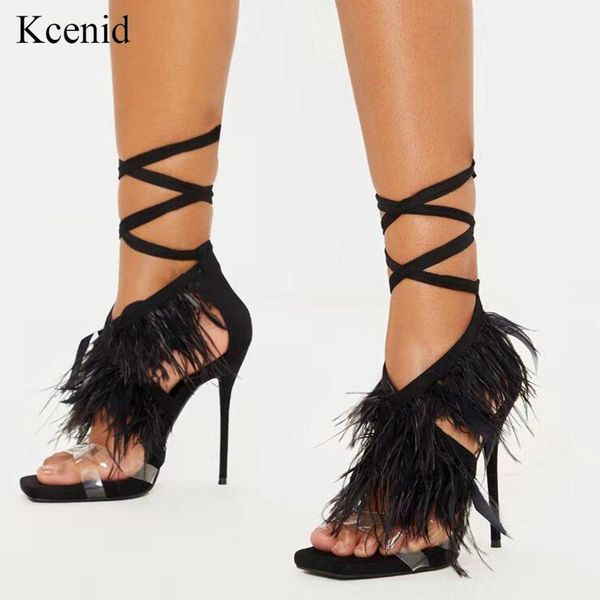 kcenid black feather sandals for women transparent tape thin high heels ladies with lace-up zipper dance shoes
kcenid black feather sandals for women transparent tape thin high heels ladies with lace-up zipper dance shoes