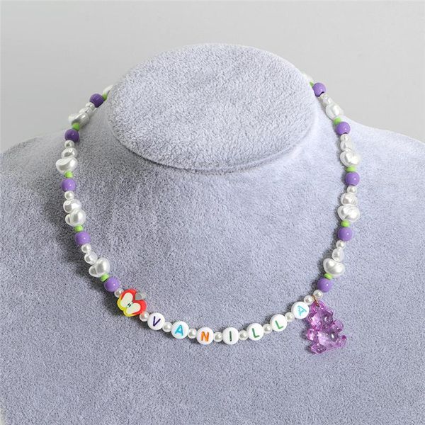 chokers kpop harajuku goth pearl transparent acrylic bear letter fruit pendant beaded necklace for women egirl y2k jewelry accessories, Golden;silver
chokers kpop harajuku goth pearl transparent acrylic bear letter fruit pendant beaded necklace for women egirl y2k jewelry accessories, Golden;silver