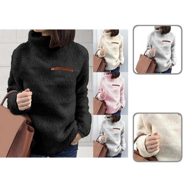 women's blouses & shirts blouse casual pure color loose-fitting sweatshirt zipper comfy women pullover, White
women's blouses & shirts blouse casual pure color loose-fitting sweatshirt zipper comfy women pullover, White