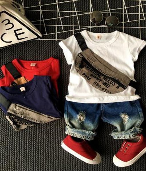 boys clothing cotton childrens suit summer short sleeved baby clothes sleeve hole shorts, White
boys clothing cotton childrens suit summer short sleeved baby clothes sleeve hole shorts, White