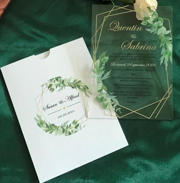 greeting cards custom acrylic wedding invitations,10pcs green leaf christening invitation,eucalyptus birthday invitation,acrylic invite
greeting cards custom acrylic wedding invitations,10pcs green leaf christening invitation,eucalyptus birthday invitation,acrylic invite