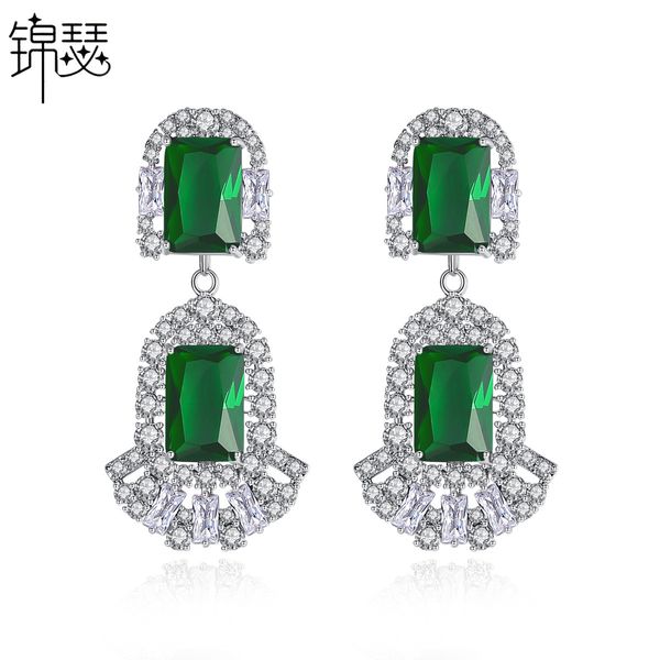 jewelry charm stud lilu earrings fashion korean sweet temperament square women's copper inlaid zirconium earrings present, Golden
jewelry charm stud lilu earrings fashion korean sweet temperament square women's copper inlaid zirconium earrings present, Golden