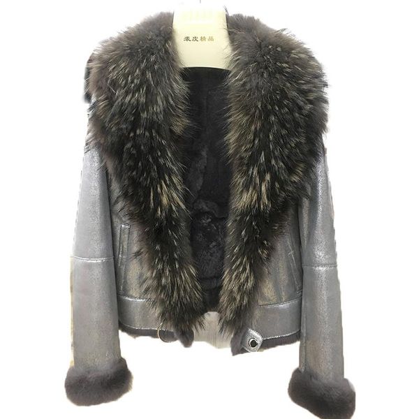 women's fur & faux 2021 styles femme clothes for women winter with real raccoon collar natural liner genuine jacket and coat, Black
women's fur & faux 2021 styles femme clothes for women winter with real raccoon collar natural liner genuine jacket and coat, Black