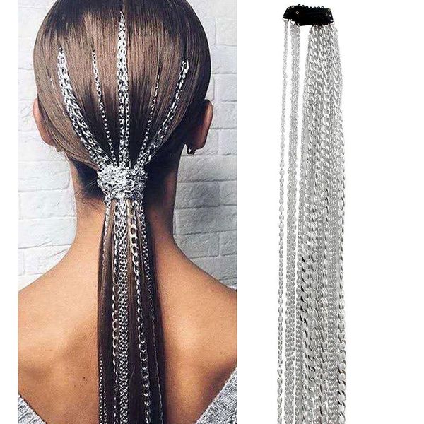 hair clips & barrettes bling metal style long tassel chain accessories clip bridal wedding prom extensions, Golden;silver
hair clips & barrettes bling metal style long tassel chain accessories clip bridal wedding prom extensions, Golden;silver