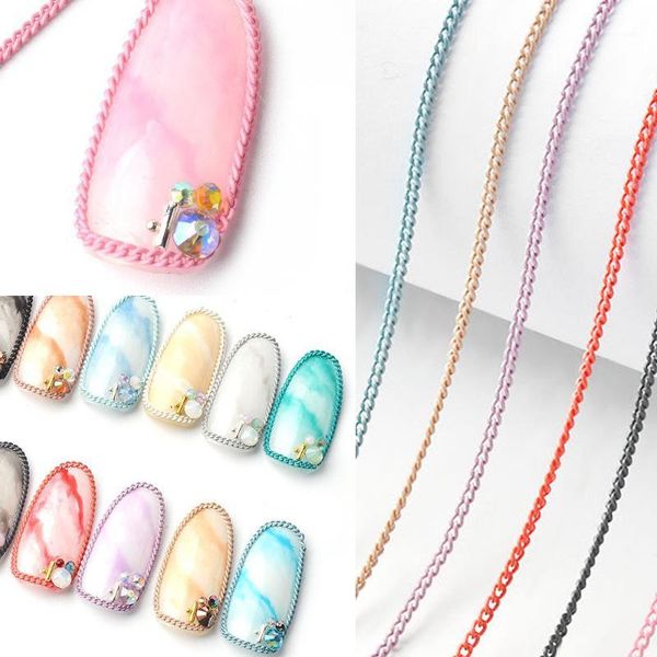 pcs punk metal chain nail art decor 3d diy solid color creative personality ultra fine zipper ornaments manicure tool gel1, Silver;gold
pcs punk metal chain nail art decor 3d diy solid color creative personality ultra fine zipper ornaments manicure tool gel1, Silver;gold