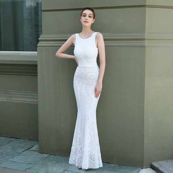 luxury evening dress 18165# 2021 sequin fishtail long evening car model exhibition performance banquet etiquette, Black;gray
luxury evening dress 18165# 2021 sequin fishtail long evening car model exhibition performance banquet etiquette, Black;gray