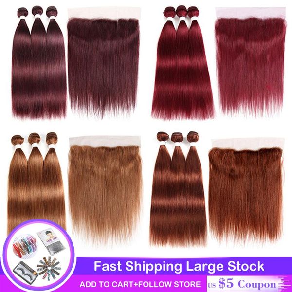 human hair bulks 99j/burgundy bundles with frontal 13x4 pre-colored brazilian straight weave closure non-remy kemy, Black
human hair bulks 99j/burgundy bundles with frontal 13x4 pre-colored brazilian straight weave closure non-remy kemy, Black