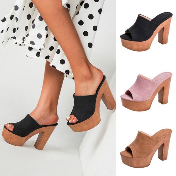 slippers sagace flip flops comfortable summer fashion thick-soled high heel women shoes peep toe fish mouth pumps 3.4, Black
slippers sagace flip flops comfortable summer fashion thick-soled high heel women shoes peep toe fish mouth pumps 3.4, Black
