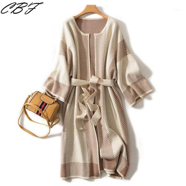 women's sweaters cbf 2021 spring design cashmere blend cardigan small round collar loose sleeve waistband decoration long, White;black
women's sweaters cbf 2021 spring design cashmere blend cardigan small round collar loose sleeve waistband decoration long, White;black