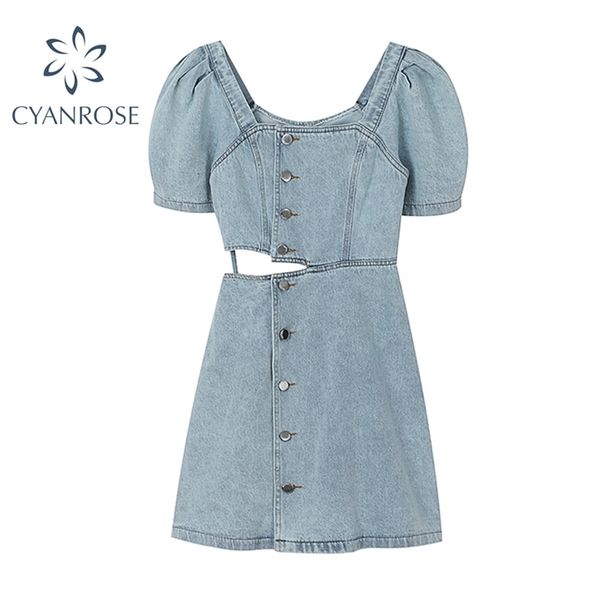 careful design sense waist-exposed jean dress women summer vintage square collar thin-type mini denim dresses female 210515, Black;gray
careful design sense waist-exposed jean dress women summer vintage square collar thin-type mini denim dresses female 210515, Black;gray