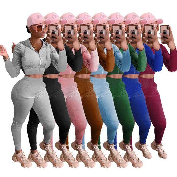 women's two piece pants 23w8250 autumn women casual fashion solid navel zipper whit hood sports set and tracksuit sweatsuit outfits, White
women's two piece pants 23w8250 autumn women casual fashion solid navel zipper whit hood sports set and tracksuit sweatsuit outfits, White