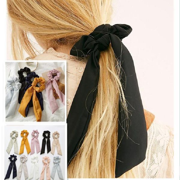 hair bands bow streamers elastic scrunchies solid color silky satin knotted ties women girls accessories1, Brown
hair bands bow streamers elastic scrunchies solid color silky satin knotted ties women girls accessories1, Brown