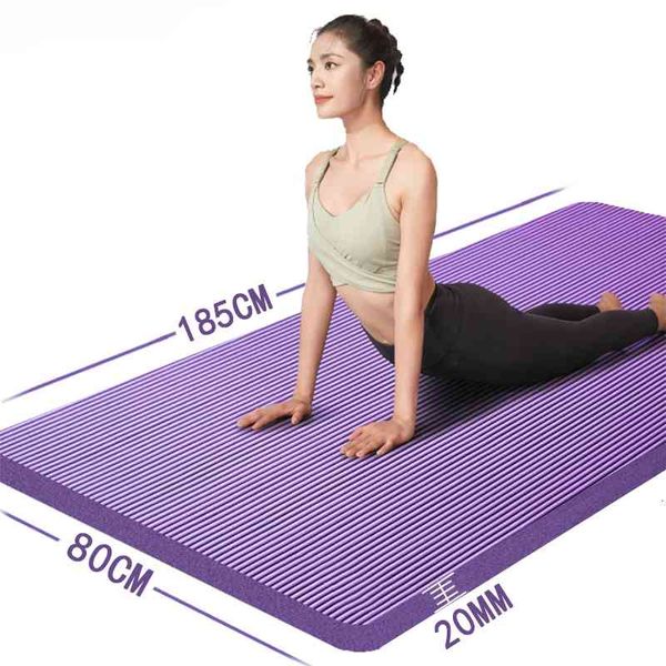 20mm thick yoga mat anti-skid home fitness special shock absorption and noise reduction exercise
20mm thick yoga mat anti-skid home fitness special shock absorption and noise reduction exercise