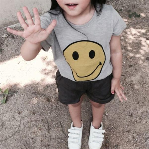 yocute childrens clothes summer cotton printed boys girls short sleevet shirt smiling face kids wear, Blue
yocute childrens clothes summer cotton printed boys girls short sleevet shirt smiling face kids wear, Blue
