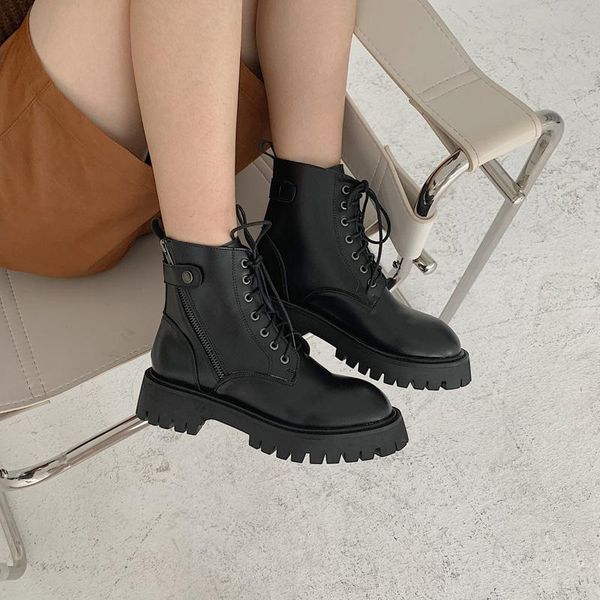 boots 2021 women winter punk platform heels comfortable work shoes woman heel footwear sneakers ymb344, Black
boots 2021 women winter punk platform heels comfortable work shoes woman heel footwear sneakers ymb344, Black