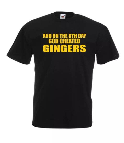 on 8th day god created gingers xmas gift idea mens women t shirts s-2xl, White;black
on 8th day god created gingers xmas gift idea mens women t shirts s-2xl, White;black