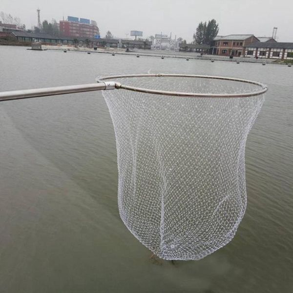 single layer nylon fishing cage shrimp net practical crawfish folding fishnet fish line durable portable accessories