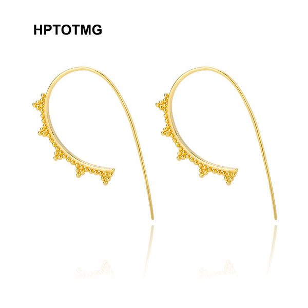 hoop & huggie crown earrings for women stainless steel gold round beads stud 2021 trend trinket gift fashion jewelry accessories, Golden;silver
hoop & huggie crown earrings for women stainless steel gold round beads stud 2021 trend trinket gift fashion jewelry accessories, Golden;silver