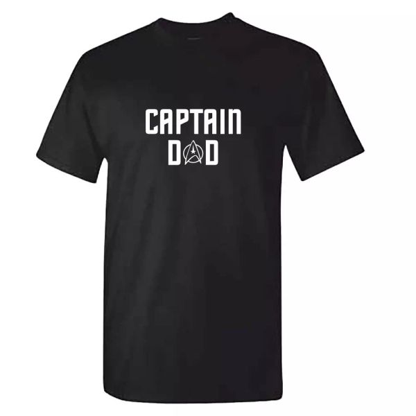 mens star trek tshirt - captain dad - startrek fathers day gift birthday kirk, White;black
mens star trek tshirt - captain dad - startrek fathers day gift birthday kirk, White;black