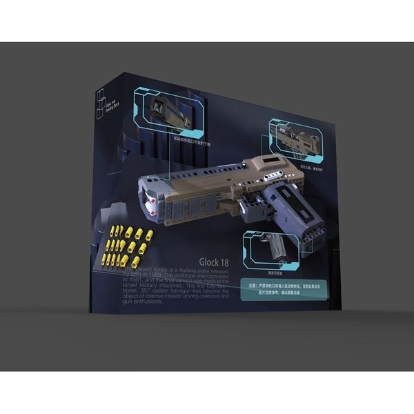 jijia 49011 military series can launch desert eagle pistol model children's assembled building block toys
jijia 49011 military series can launch desert eagle pistol model children's assembled building block toys
