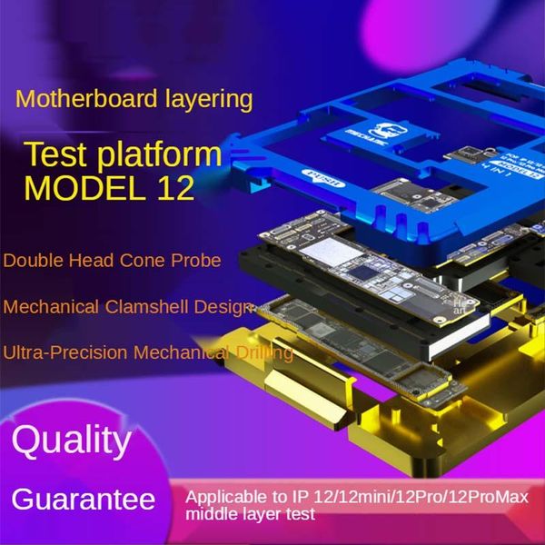 professional hand tool sets mechanic model12 4in1 mainboard test and maintenance platform for 12/ 12mini/pro max function tester
professional hand tool sets mechanic model12 4in1 mainboard test and maintenance platform for 12/ 12mini/pro max function tester
