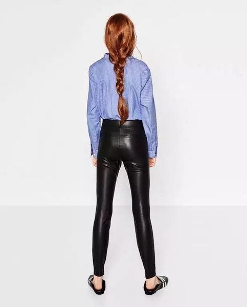 women's pants & capris style slim stretch pu leather women faux skinny casual high waisted, Black;white
women's pants & capris style slim stretch pu leather women faux skinny casual high waisted, Black;white