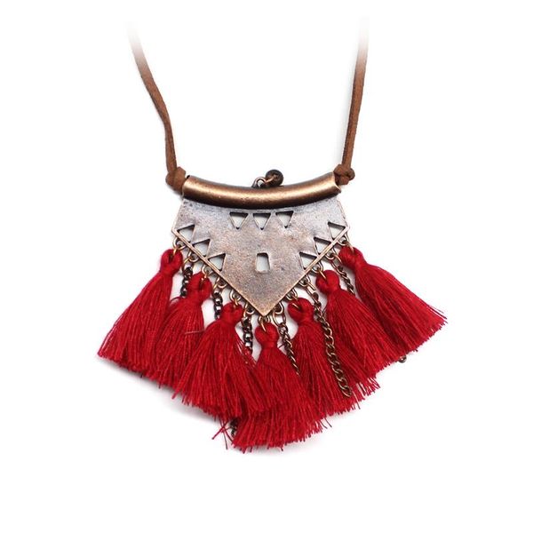 bohemian vintage multicolor tassel pendant necklace hollow geometric ethnic fashion handmade long sweater chain women jewelry necklaces, Silver
bohemian vintage multicolor tassel pendant necklace hollow geometric ethnic fashion handmade long sweater chain women jewelry necklaces, Silver
