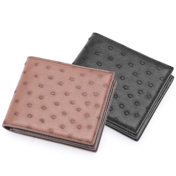 wallets authentic ostrich skin men's short wallet card holders exotic genuine leather male small clutch purse, Red;black
wallets authentic ostrich skin men's short wallet card holders exotic genuine leather male small clutch purse, Red;black