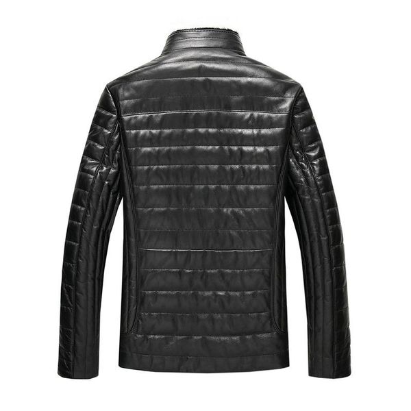 men's leather & faux genuine men 100% winter plus size sheepskin coat down jacket collar jaqueta couro kj670, Black
men's leather & faux genuine men 100% winter plus size sheepskin coat down jacket collar jaqueta couro kj670, Black
