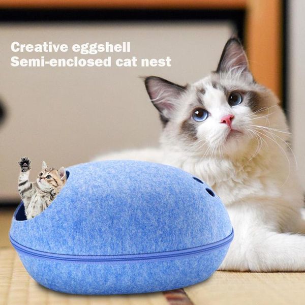 cat beds & furniture removable egg shell shaped washable felt indoor detachable semi-closed pet house kennel nest accessories
cat beds & furniture removable egg shell shaped washable felt indoor detachable semi-closed pet house kennel nest accessories