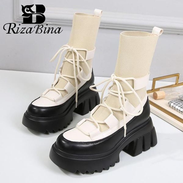 boots rizabina size 32-40 women short patchwork thick bottom shoes winter fashion mid calf ladies club footwear, Black
boots rizabina size 32-40 women short patchwork thick bottom shoes winter fashion mid calf ladies club footwear, Black