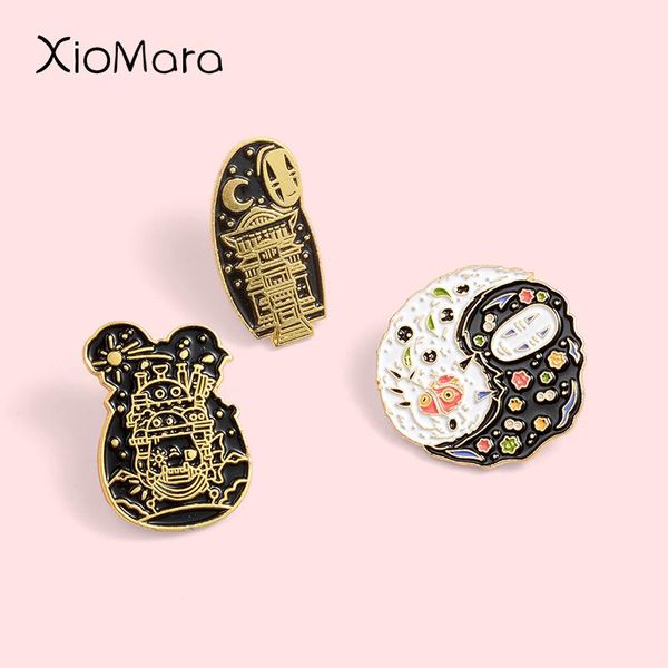 pins, brooches anime enamel pins yin yang taichi black white japanese cartoon badges japan jewelry movie lapel for kids, Gray
pins, brooches anime enamel pins yin yang taichi black white japanese cartoon badges japan jewelry movie lapel for kids, Gray