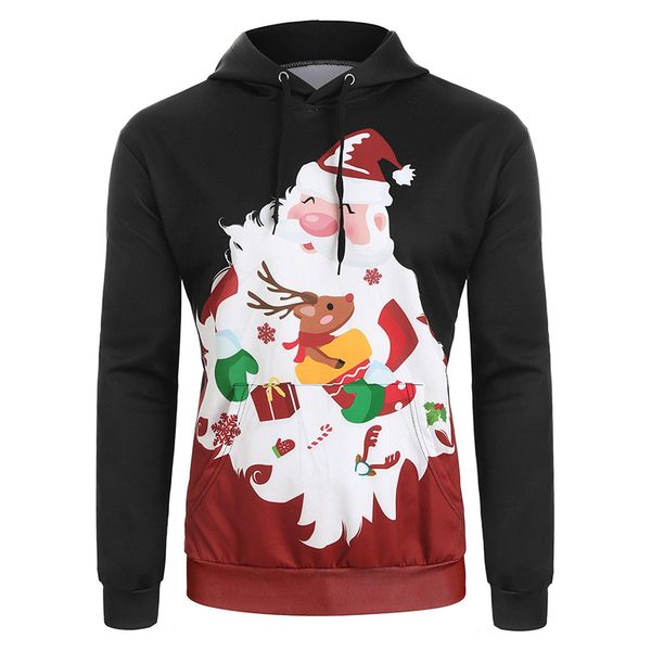 Christmas Retro Cute Loose Hoodie Visual Impact Party Top Punk Gothic Round Neck High Quality Sweater Hoodie, Black
Christmas Retro Cute Loose Hoodie Visual Impact Party Top Punk Gothic Round Neck High Quality Sweater Hoodie, Black