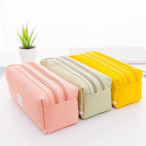 pencil cases colorful large capacity bags creative korea fabric pen bag box pouch case for school office stationery supplies
pencil cases colorful large capacity bags creative korea fabric pen bag box pouch case for school office stationery supplies