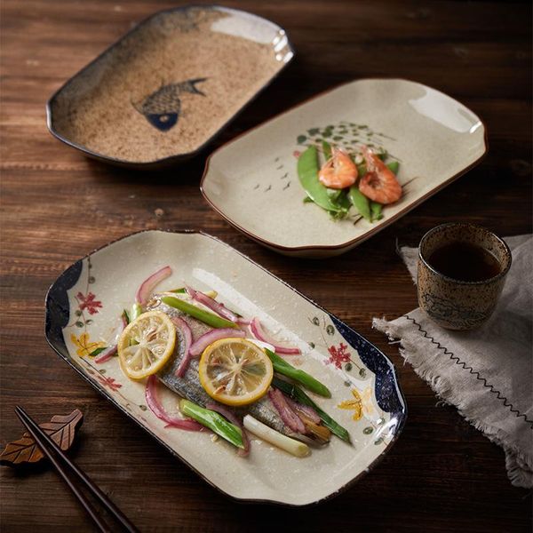 dishes & plates retro hand-painted pattern japanese-style ceramics dish dinner plate restaurant decoration tableware kitchen supplies
dishes & plates retro hand-painted pattern japanese-style ceramics dish dinner plate restaurant decoration tableware kitchen supplies