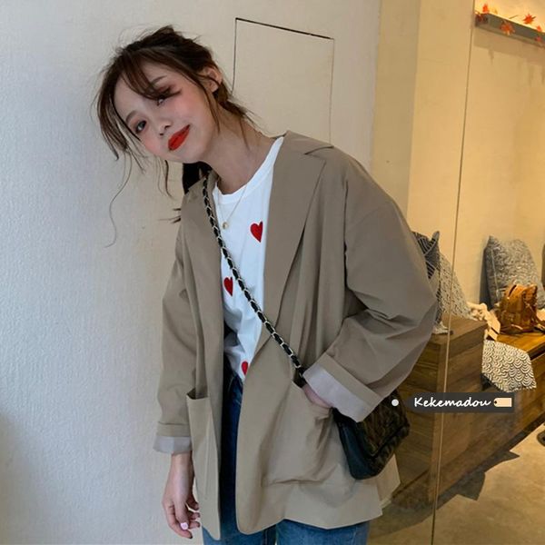 women's suits & blazers 9221 women suit jacket korean style all-match simple office ladies business casual daily belt pocket girlfriend, White;black
women's suits & blazers 9221 women suit jacket korean style all-match simple office ladies business casual daily belt pocket girlfriend, White;black
