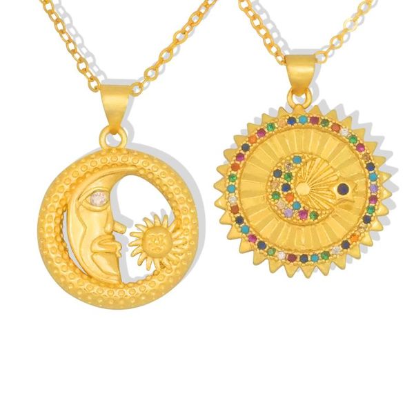 gold circle sunflower necklace for women sun moon and star jewelry gift multicolor cz stone pendant zirconia necklaces, Silver
gold circle sunflower necklace for women sun moon and star jewelry gift multicolor cz stone pendant zirconia necklaces, Silver