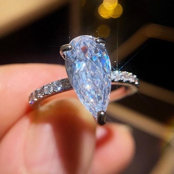 wedding rings caoshi fashion pear shape crystal cubic zirconia promise for women silver color delicate luxury party jewelry gift, Slivery;golden
wedding rings caoshi fashion pear shape crystal cubic zirconia promise for women silver color delicate luxury party jewelry gift, Slivery;golden