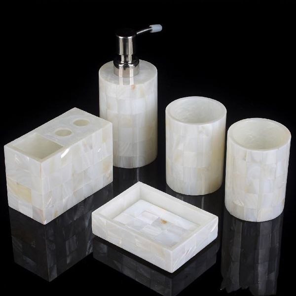 five piece set shell series resin gargle cup soap dispenser dish home bathroom accessories supplies toothbrush holder bath accessory
five piece set shell series resin gargle cup soap dispenser dish home bathroom accessories supplies toothbrush holder bath accessory
