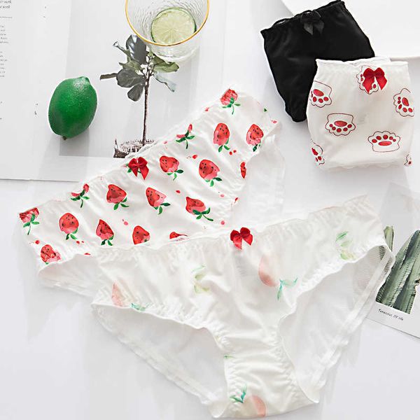 briefs panties style lace traceless fresh printing middle waist transparent women's hollow, Black;white
briefs panties style lace traceless fresh printing middle waist transparent women's hollow, Black;white