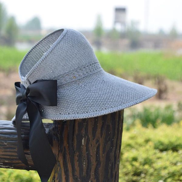 summer women hat casual fashion cap empty breathable bow big brim beach visor outdoor vacation lady sun wide hats, Blue;gray
summer women hat casual fashion cap empty breathable bow big brim beach visor outdoor vacation lady sun wide hats, Blue;gray